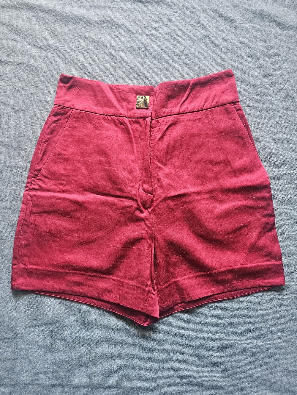 Versace Collection Silk Blend Shorts Women’s Size 40 Italy Medusa